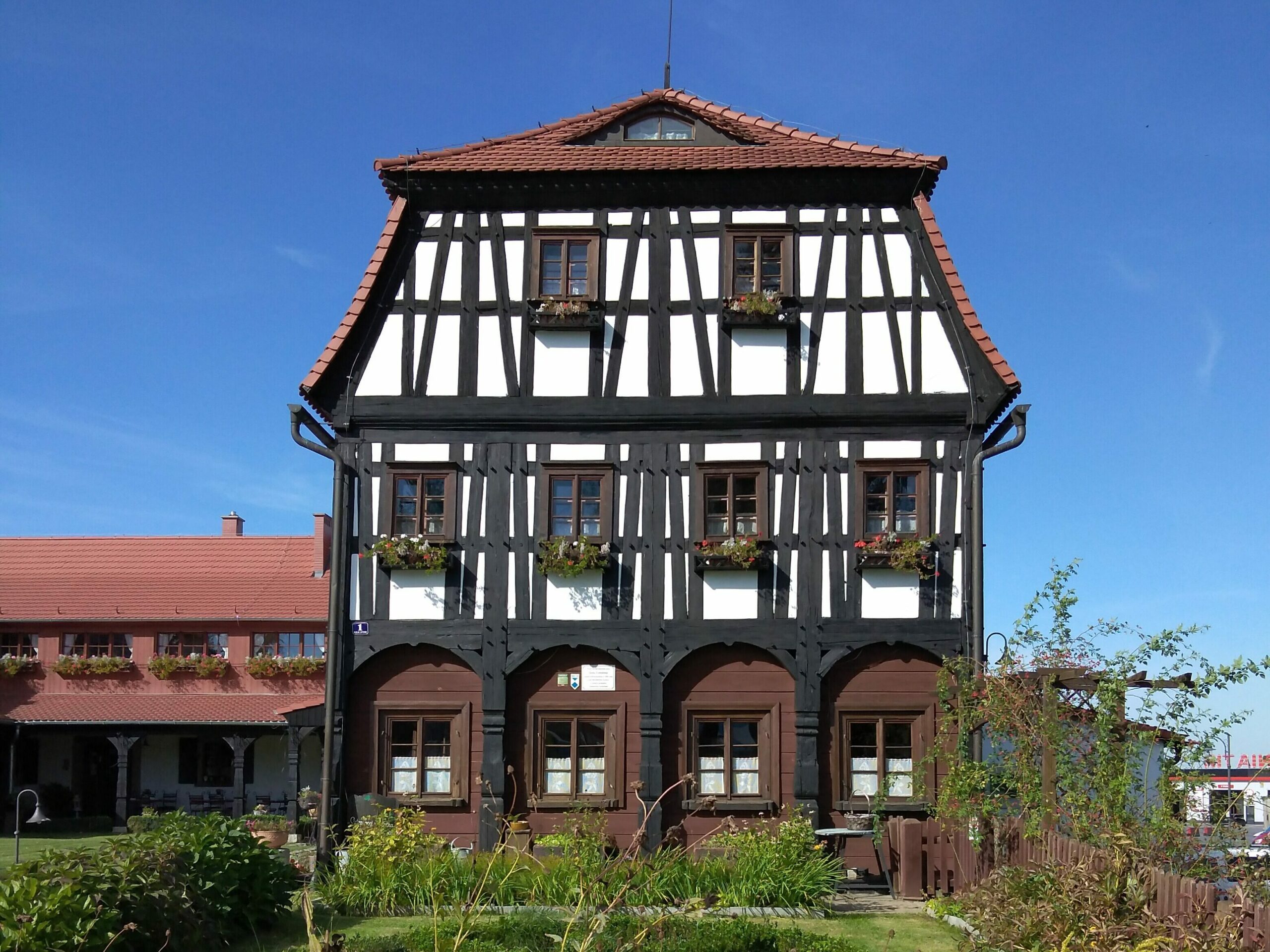 Stellmacherhaus Zgorzelec transloziert aus Wigancice Polen